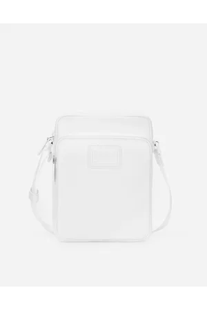 Dolce & Gabbana Faux Leather Crossbody Bag - Man Crossbody Bags White Onesize