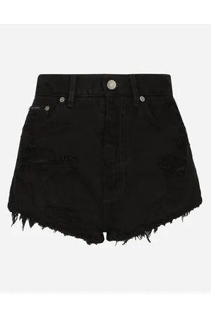 Dolce & Gabbana Denim Shorts - Woman Denim Multi-colored Cotton 40