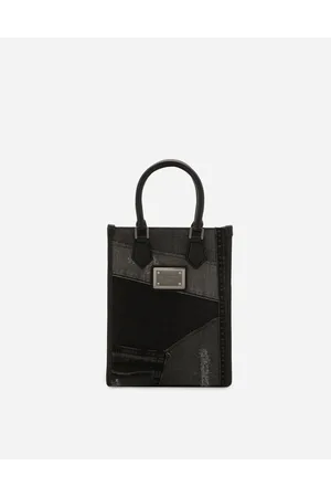 Dolce & Gabbana Small Patchwork Denim Shopper - Man Shoppers Denim Onesize