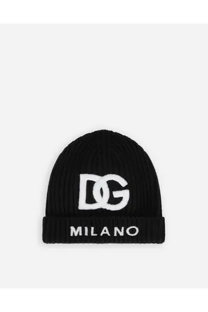 Dolce & Gabbana Fisherman’s Rib Knit Hat With Logo Embroidery - Man Accessories Wool L