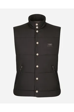 Dolce & Gabbana Nylon Vest With Branded Tag - Man Coats And Jackets 44
