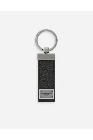 Dolce & Gabbana Calfskin Key Chain With Logo Tag - Man Wallets And Small Leather Goods Leather Onesize