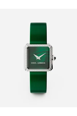 Dolce & Gabbana Sofia Steel Watch With Colorless Diamonds - Woman Watches&straps Green Onesize