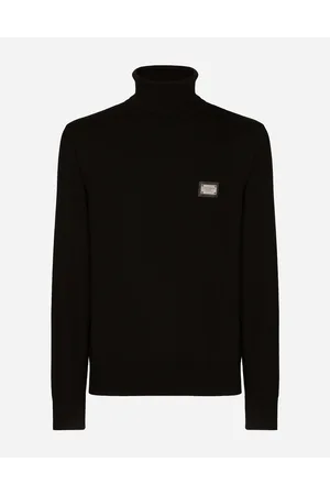 Dolce & Gabbana Wool Turtle-neck Sweater With Branded Tag - Man Sweaters And Cardigans Wool 44