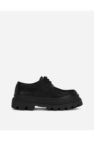 Dolce & Gabbana Brushed Calfskin Derby Shoes - Man Lace-ups Leather 44