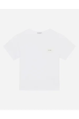 Dolce & Gabbana Jersey T-shirt With Logo Plaque - Man T-shirts And Sweatshirts 3