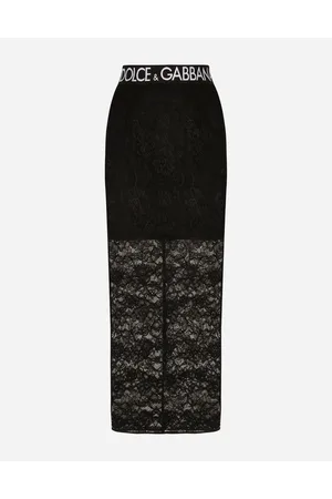 Dolce & Gabbana Lace Midi Skirt - Woman Skirts 40