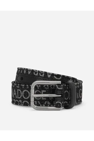 Dolce & Gabbana Printed Nylon Belt - Man Accessories Fabric M