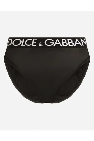 Dolce & Gabbana High-waisted Satin Briefs With Branded Elastic - Woman Underwear Satin 5