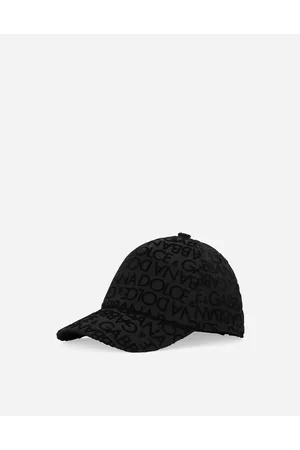 Dolce & Gabbana Cotton Baseball Cap With Logo Print - Man Accessories Fabric S