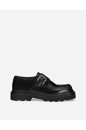 Dolce & Gabbana Calfskin Monkstrap Shoes - Man Driver Shoes And Loa