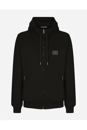 Dolce & Gabbana Jersey Zip-up Hoodie - Man Activewear Cotton 42