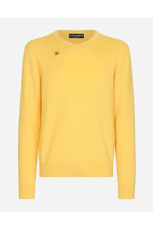 Dolce & Gabbana Wool Round-neck Sweater With Dg Hardware - Man 46