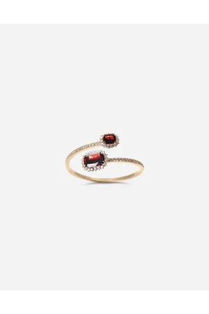 Dolce & Gabbana Heritage Yellow Bracelet With Rodolith Garnet And Colourless Sapphire - Woman Bracelets S