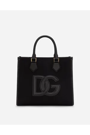 Dolce & Gabbana Canvas Shopper With Calfskin Nappa Details - Man Shoppers Onesize