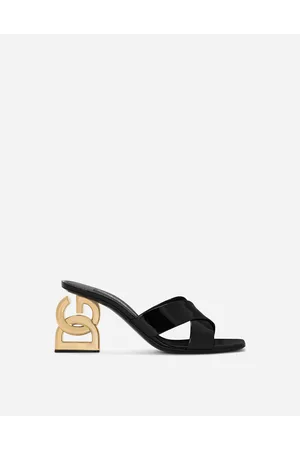 Dolce & Gabbana Patent Leather 3.5 Mules - Woman Sandals And Wedges Leather 39