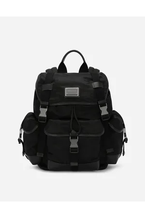Dolce & Gabbana Nylon Backpack With Logo - Man Backpacks And Fanny Packs Onesize