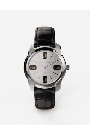 Dolce & Gabbana Steel Watch With Smoky Quartz - Man Watches Onesize