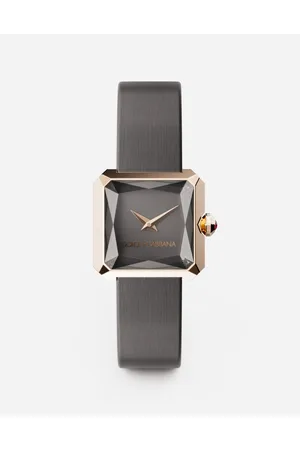 Dolce & Gabbana Gold Watch With Silk Strap - Woman Watches&straps Onesize