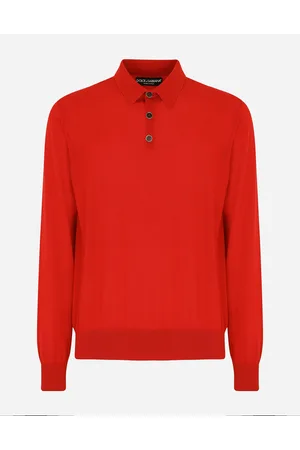 Dolce & Gabbana Cashmere Polo-style Sweater - Man Sweaters And Cardigans Cashmere 46