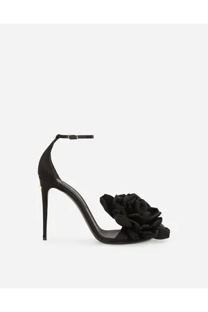 Dolce & Gabbana Satin Sandals - Woman Sandals And Wedges Viscose 35