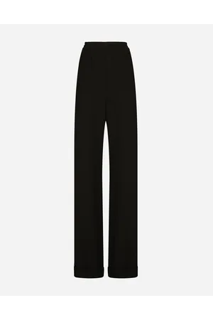 Dolce & Gabbana Woolen Pajama Pants With Piping - Woman Trousers And Shorts 36