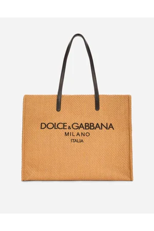 Dolce & Gabbana Branded Raffia Shopper - Man Shoppers Onesize