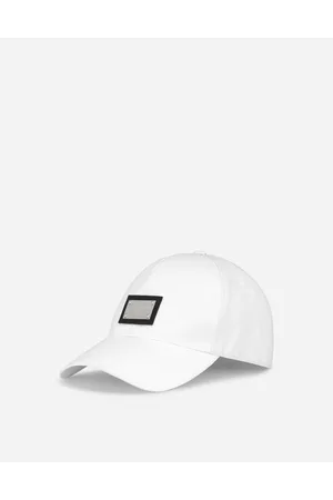 Dolce & Gabbana Cotton Baseball Cap With Branded Tag - Man Hats And Gloves Cotton 57