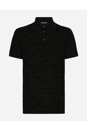 Dolce & Gabbana Piqué Polo-shirt With Flocked Logo - Man T-shirts And Polos Cotton 44
