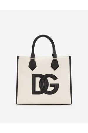 Dolce & Gabbana Canvas Shopper With Calfskin Nappa Details - Man Shoppers Onesize