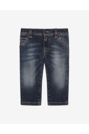 Dolce & Gabbana Regular-fit Dark Wash Stretch Jeans - Man Trousers And Shorts 6/9