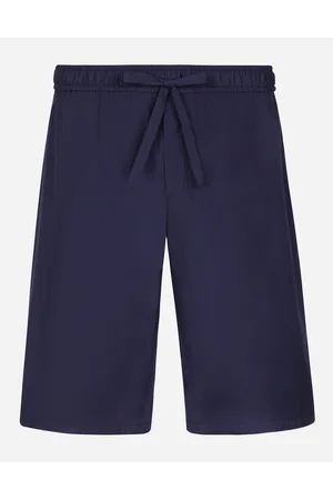 Dolce & Gabbana Cotton Jogging Shorts With Logo Tag - Man Trousers And Shorts Cotton 44