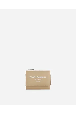 Dolce & Gabbana Calfskin French Flap Wallet With Logo - Man Wallets And Small Leather Goods Leather Onesize