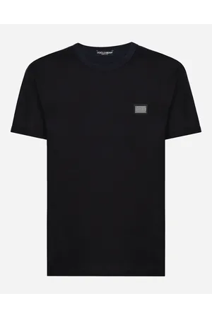 Dolce & Gabbana Cotton T-shirt With Branded Tag - Man T-shirts And Polos Cotton 44