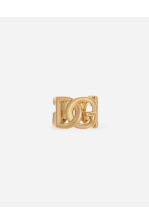 Dolce & Gabbana Open Dg Logo Ring - Man Bijoux Metal S