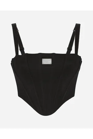 Dolce & Gabbana Jersey Top With Straps And The Tag - Woman Shirts And Tops Cotton 36