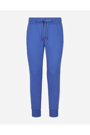 Dolce & Gabbana Jersey Jogging Pants With Branded Tag - Man Trousers And Shorts Cotton 44