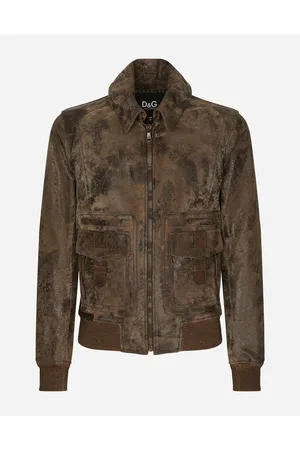 Dolce & Gabbana Vintage Suede Jacket - Man Coats And Jackets Multi-colored 44