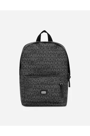 Dolce & Gabbana Coated Jacquard Backpack - Man Accessories Multi-colored Fabric Onesize