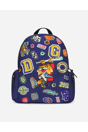 Dolce & Gabbana Printed Nylon Backpack - Man Accessories Fabric Onesize