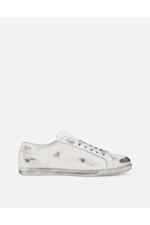 Dolce & Gabbana Saint Tropez Deerskin Sneakers - Man 41