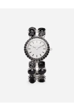 Dolce & Gabbana Anna Watch In Gold 18kt And Black Spinels - Woman Gold Onesize