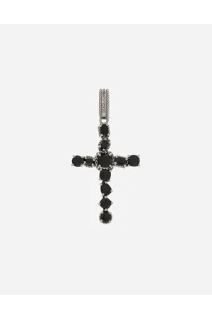 Dolce & Gabbana Anna Charm In Gold 18kt And Black Spinels - Woman Charms Gold Onesize