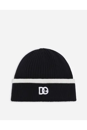 Dolce & Gabbana Knit Cotton Beanie - Man Hats And Gloves White Onesize