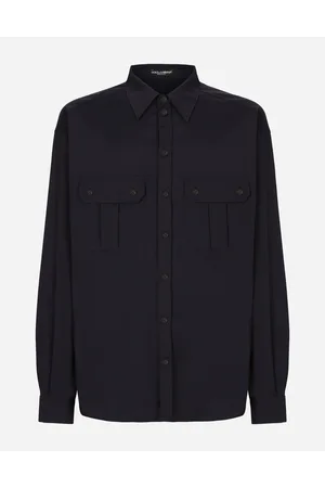 Dolce & Gabbana Technical Fabric Shirt With Pockets - Man Shirts 38