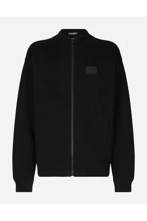Dolce & Gabbana Zip-up Sweatshirt With High Neck And Tag - Man Sweatshirts 44