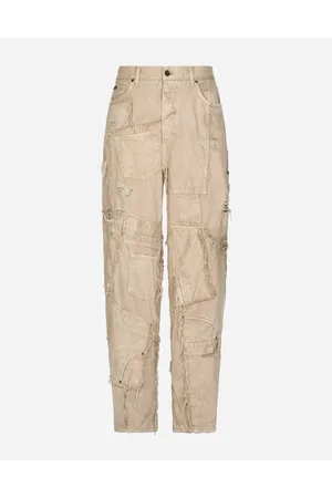 Dolce & Gabbana Pantalone - Man Denim Multi-colored 50