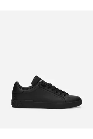 Dolce & Gabbana Calfskin Portofino Sneakers - Man Sneakers Leather 39