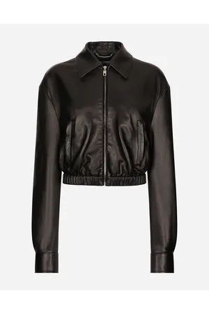 Dolce & Gabbana Lambskin Bomber Jacket - Woman Coats And Jackets 38