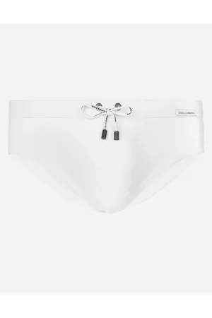 Dolce & Gabbana Swim Briefs With Label - Man Beachwear Jersey 3